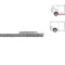 Prag fata FORD TRANSIT/TOURNEO CONNECT (C170), 05.2003-06.2009, modele cu 4 usi, partea dreapta,