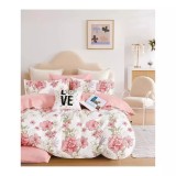 Cumpara ieftin Lenjerie de Pat Bumbac Finet cu 6 Piese Pentru Pat Dublu - SUZ63