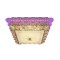 Lustra LED Anaida, 48W, 3000K, RGB, Auriu