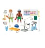 Playmobil City Life Hospital Terapeut Fizic, Set constructie cu figurine, accesorii medicale, bicicleta, baieti, fete, 4+ ani