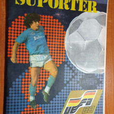 revista suporter 1988-f.c arges pitesti,stadionul trivale,maradona,dobrin