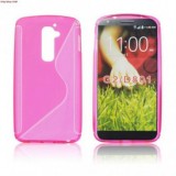 Husa Silicon S-Line Roz LG G2 D802 - Protectie Premium