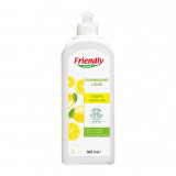 Detergent de vase cu aroma de lamaie Friendly Organic 1000 ml