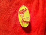 Insigna MPR Zair - Miscarea Populara Revolutionara , metal si email , h=3cm