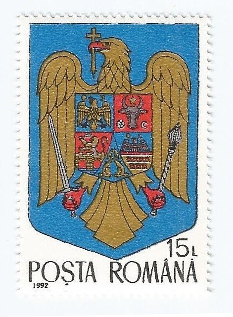 |Romania, LP 1302/1992, Stema Romaniei, MNH