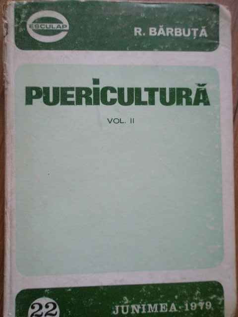 Puericultura Vol.ii - R. Barbuta ,281587