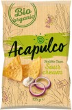 Chips Tortilla Acapulco Bio cu Smantana, 125g - Snacks Naturali, Fara Gluten