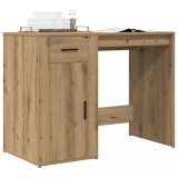 VidaXL Birou, stejar artizanal, 100x49x75 cm, lemn prelucrat