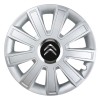 Set 4 Capace Roti, potrivite jantelor de R15, pentru Citroen, model flash cromat, Autohelix MSA