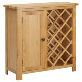 Dulap sticle de vin, 11 sticle, 80x32x80 cm, lemn de stejar GartenMobel Dekor, vidaXL