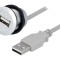 Soclu USB 22mm, IP20