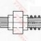 Conducta / cablu frana RENAULT MASTER II caroserie (FD) (1998 - 2010) TRW PHB423