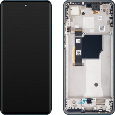 Display cu Touchscreen Motorola Edge 40 Neo, cu Rama, Versiune L3, Albastru (Caneel Bay), Service Pack 5D68C23160 foto