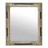 Oglinda perete din lemn Champagne Black 57 cm x 67 cm, Inart