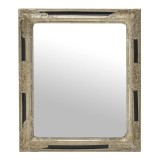Cumpara ieftin Oglinda perete din lemn Champagne Black 57 cm x 67 cm