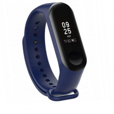 Curea silicon Tech-Protect Smooth Xiaomi Mi Band 3/4 Navy Blue foto