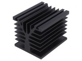 Radiator Extrudat Negru 100mm x 80mm x 78.6mm 0.7K/W