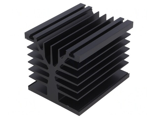 Radiator Extrudat Negru 100mm x 80mm x 78.6mm 0.7K/W