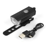 Far pentru bicicleta, Ranpo, USB, 300, Negru