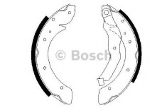 Set saboti frana RENAULT SCENIC I (JA0/1) (1999 - 2003) BOSCH 0 986 487 528 foto