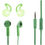 Casti verzi Pop in Ear cu microfon din silicon, AIINO