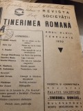 Revista Societatii Tinerimea Romana februarie 1932