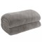 Patura grea cu husa, gri, 135x200 cm, 10 kg, material textil