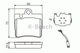 Set placute frana,frana disc MERCEDES S-CLASS Cupe (C215) (1999 - 2006) BOSCH 0 986 424 830