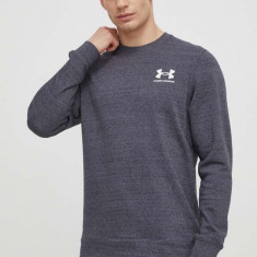 Under Armour bluza barbati, culoarea gri, neted