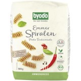 Paste Spirelli Byodo din Grau Emmer Integral Bio, 500g, 100% Vegetale, Bogate in Fibre