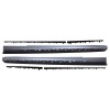 Set 2 buc. ornament prag MERCEDES Clasa E (W213). 07.2020-12.2023; Clasa E (W213), 03.2016-, partea stanga, cu negru lucios ornamente; type E63 AMG;