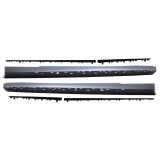 Set 2 buc. ornament prag MERCEDES Clasa E (W213). 07.2020-12.2023; Clasa E (W213), 03.2016-, partea stanga, cu negru lucios ornamente; type E63 AMG;