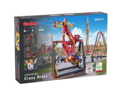 Kit constructie STEM Curse nebunesti 360 piese Fischertechnik foto