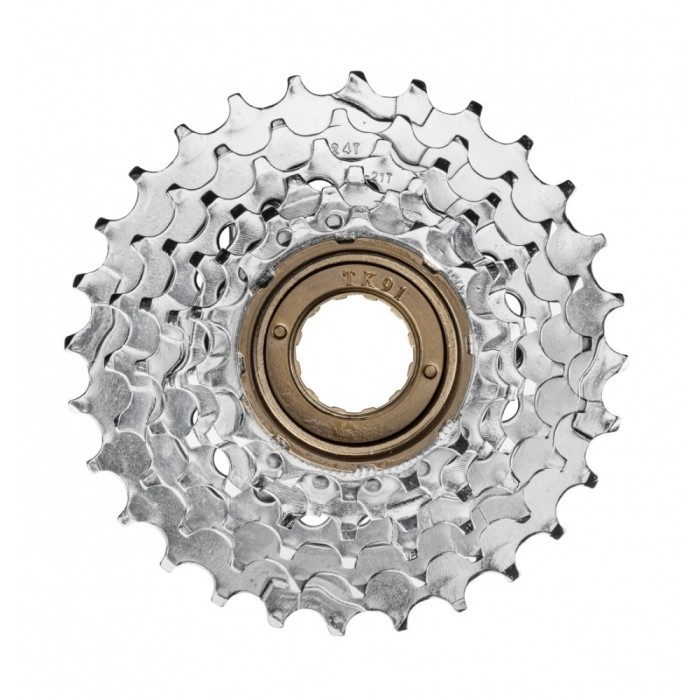 Pinioane Bicicleta Force 6v 14-28T crom pe filet Ultimate FactoryBikes