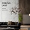 Candelabru Modern, CAPRICIO Allegro, 2xE14, Diametru 40cm, Crom Lucios, Inaltime Reglabila ModernLight Concept