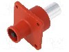 Conector alimentare DC, 1,5kV, 1 pini, seria ES-250A, {{Dimensiune pin}}. DEGSON ELECTRONICS - ESS-250A-70-C-RD-00