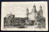 Mitropolia - Iasi - aprox. 1925 - printata, scrisa dar necirculata