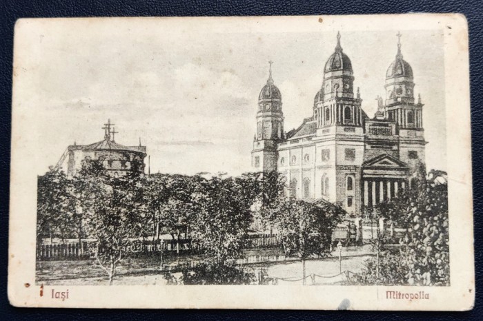 Mitropolia - Iasi - aprox. 1925 - printata, scrisa dar necirculata
