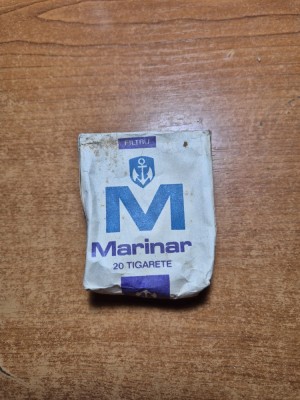 pachet de tigari marinar - intreprinderea de tigarete timisoara - din anii &amp;#039;70 - &amp;#039;80 - nu contine tigari foto