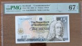 10 pounds / lire Scotia bancnota comemorativa