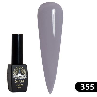 Oja semipermanenta Black Elite, Global Fashion 8 ml, 355 foto