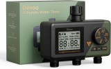 Programator automat pentru irigare Diivoo WT10M-GN, 3 zone, IP54, functie Rain Delay