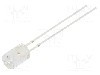 Dioda LED, 5mm, galbena, 500...750mcd, 12...20mA, 5V, OPTOSUPPLY - OSY5PA5GA1B-5V