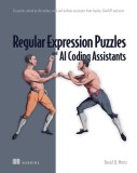 Regular Expression Puzzles and AI Coding Assistants: 24 Puzzles Solved by the Author, with and Without Assistance from Copilot, Chatgpt and More