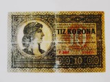Rara! Ungaria 10 Korona 1919,bancnota din imagini la cel mai mic pret