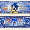 !!! SUA = FANTASY NOTE (TJ6) = DESENE ANIMATE : SONIC THE HEDGEHOG - 2024 - UNC