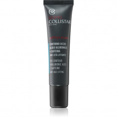 Collistar Linea Uomo Attivi Puri Eye Contour Hyaluronic Acid + Caffeine Eye Contour Cremă anti-îmbătrânire cu efect iluminator 15 ml