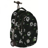 Ghiozdan Troler ST.Right, colectia Pixel Balls, TB01, roti silicon, 44x32x25 cm