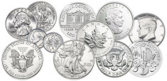 Monede argint noi si perfecte pentru botez , mot de la 39 lei foto