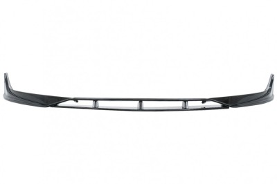 Pachet Exterior Complet de Extensii Tesla Model 3 (2017-up) Prelungire Bara Fata cu Difuzor de aer si Eleron Negru Lucios Performance AutoTuning foto